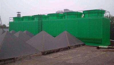 逆流開式冷卻塔的安裝